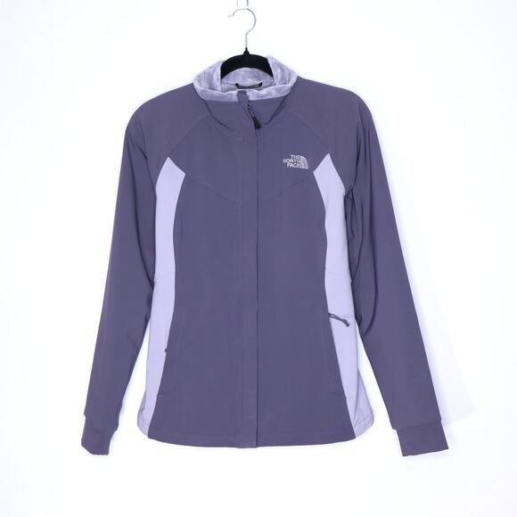 THE NORTH FACE Ruby Raschel Fleece Jacket Gray Full Zip High Neck Women's S - Picture 1 of 9